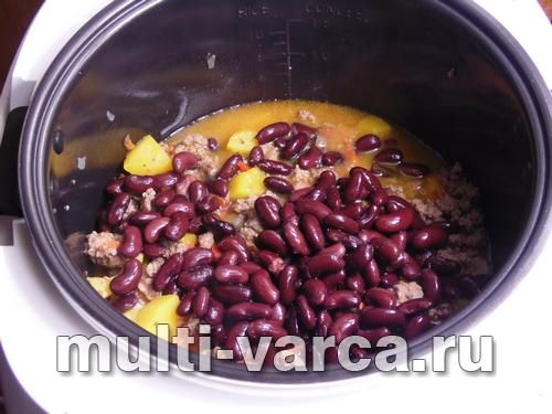 Фарш з овочами по-мексиканськи