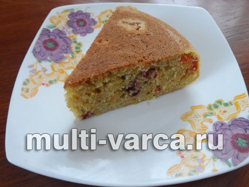 Гарбузовий кекс із курагою та журавлиною