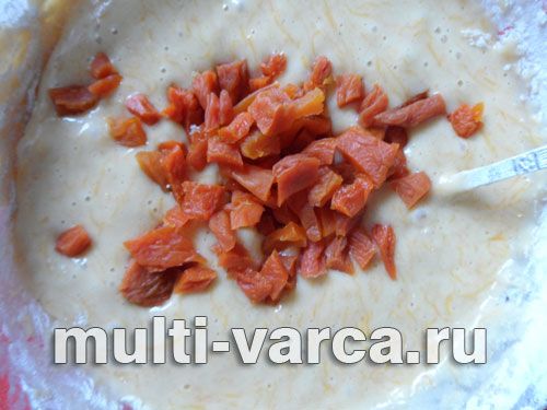 Гарбузовий кекс із курагою та журавлиною