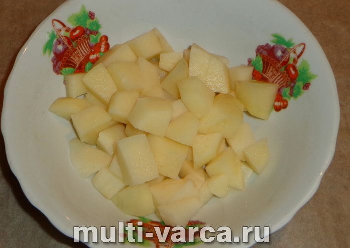 Гречка з картоплею в мультиварці