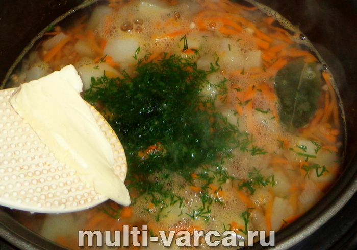 Гречка з картоплею в мультиварці