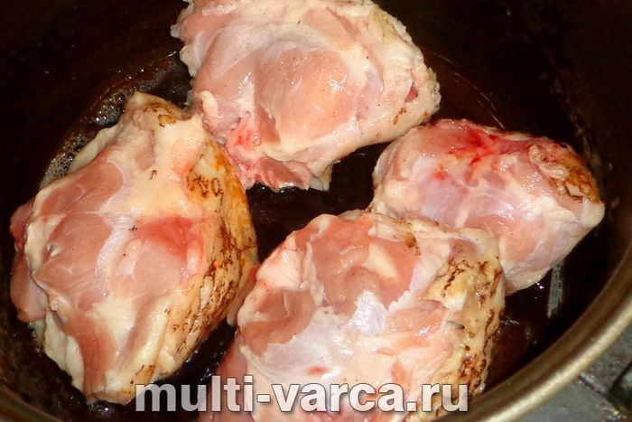 Гузки індички в мультиварці
