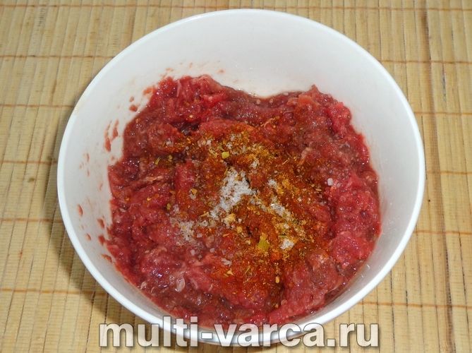 Ханум із лаваша з фаршем у мультиварці