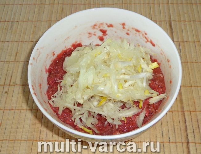 Ханум із лаваша з фаршем у мультиварці