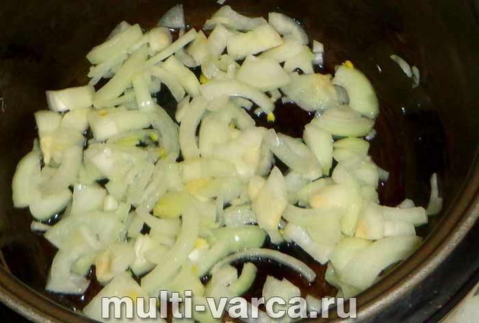 Індичка з печерицями в мультиварці
