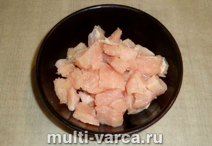 Індичка з рисом та овочами в мультиварці