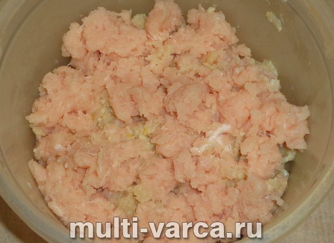 Їжачки з індички в мультиварці