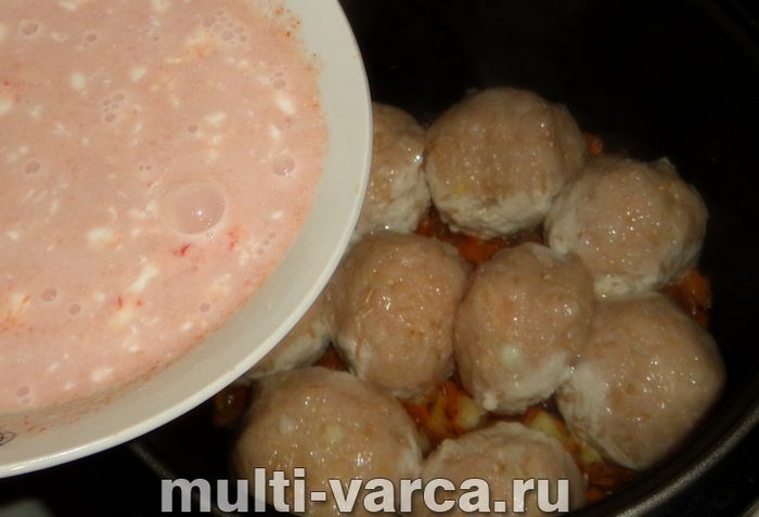 Їжачки з індички в мультиварці
