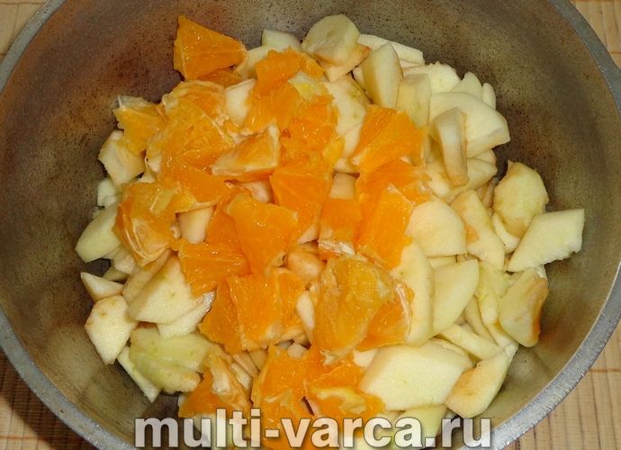Яблучне повидло з апельсинами на зиму