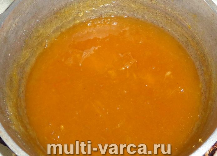 Яблучне повидло з апельсинами на зиму