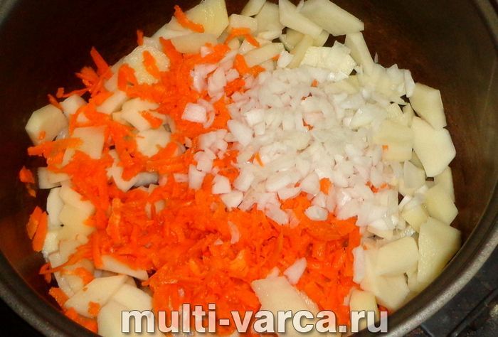 Юшка з минтая в мультиварці