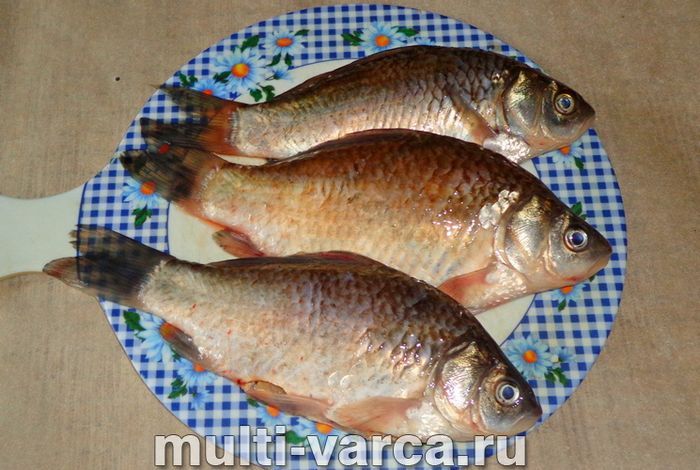 Карась на пару в мультиварці