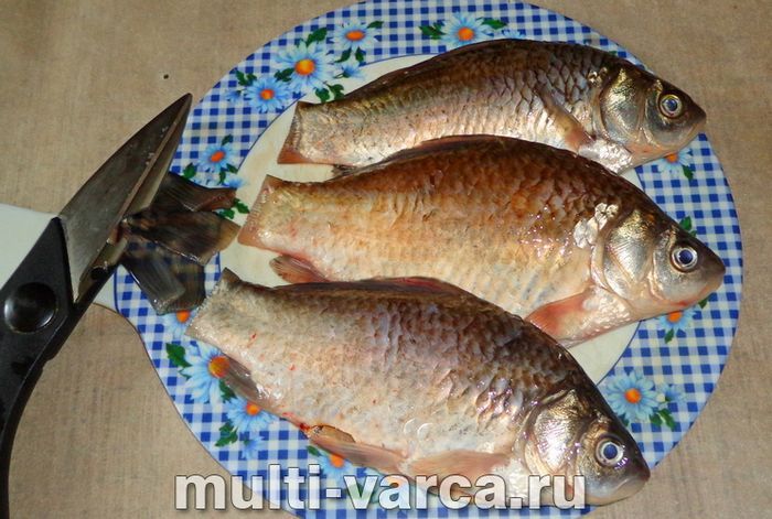 Карась на пару в мультиварці