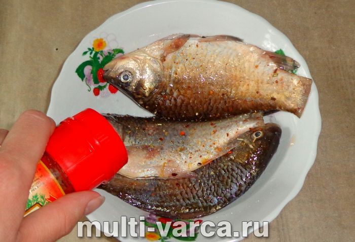 Карась на пару в мультиварці