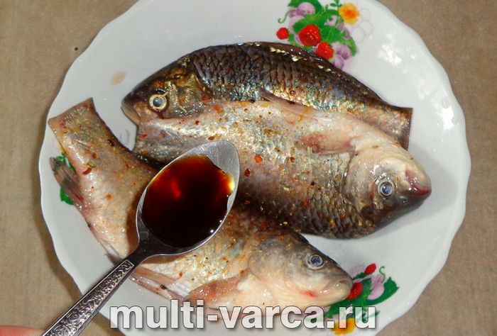 Карась на пару в мультиварці