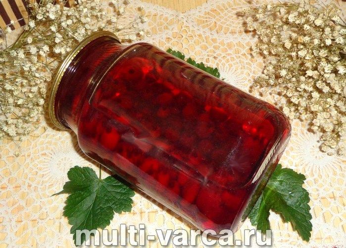 Компот із йошти на зиму