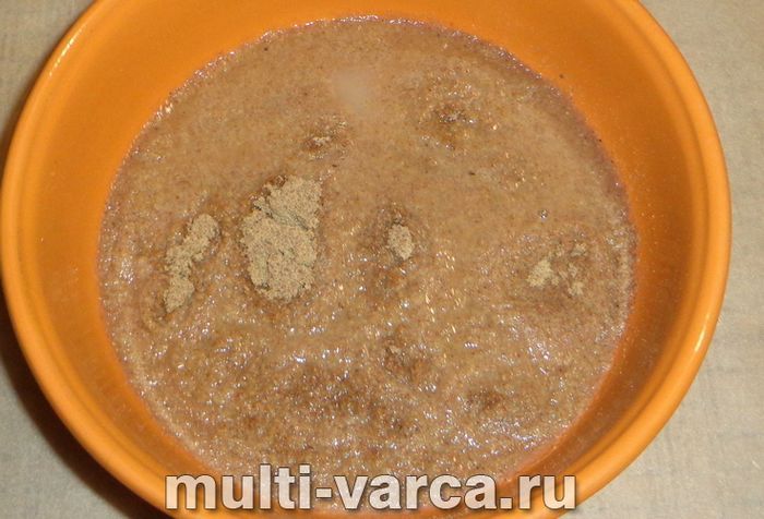 Лляний хліб у мультиварці
