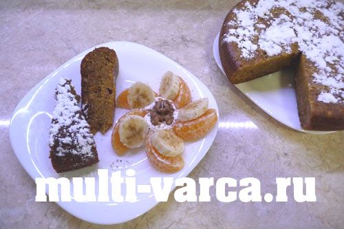 Мандариновий пиріг у мультиварці