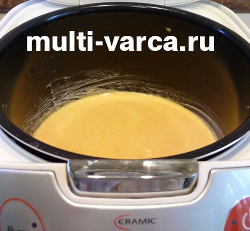 Мандариновий пиріг у мультиварці