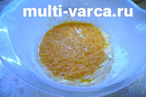 Мандариновий пиріг у мультиварці