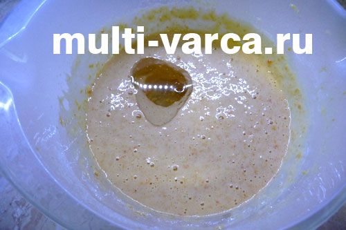 Мандариновий пиріг у мультиварці