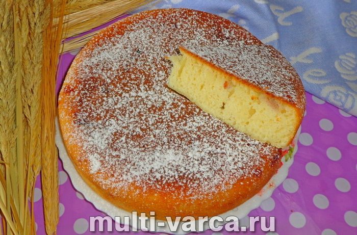 Манник із бананом у мультиварці