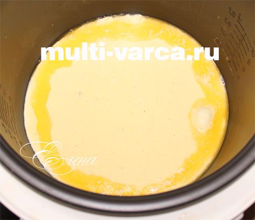 Омлет у мультиварці із зеленню