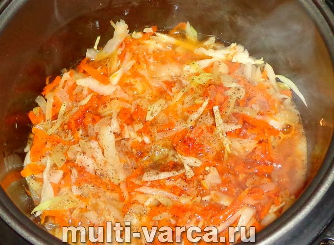 Овочева солянка в мультиварці