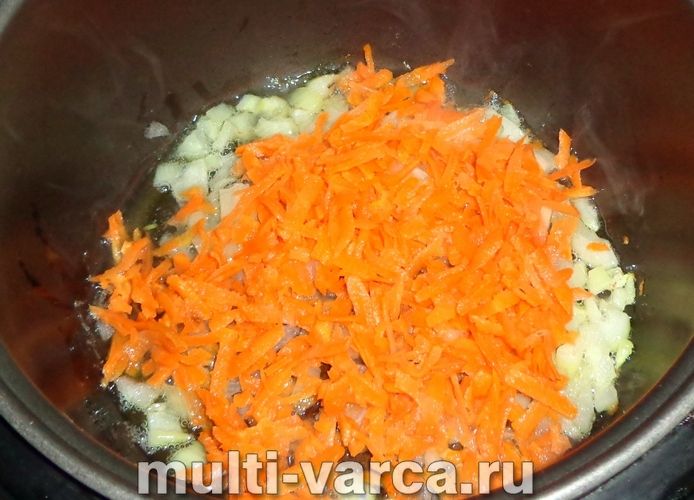 Овочеве рагу з цвітною капустою в мультиварці