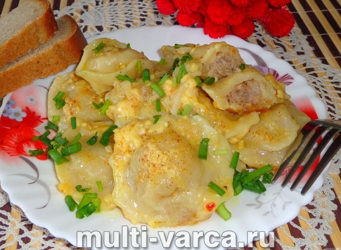 Пельмені з сиром у мультиварці
