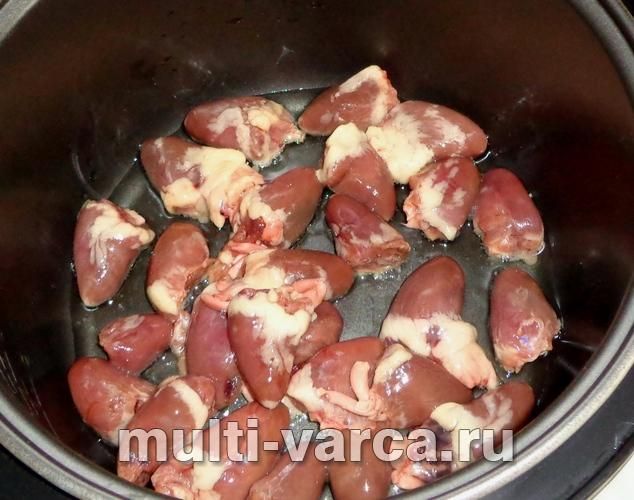 Перловка з сердечками в мультиварці