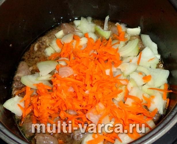 Перловка з сердечками в мультиварці