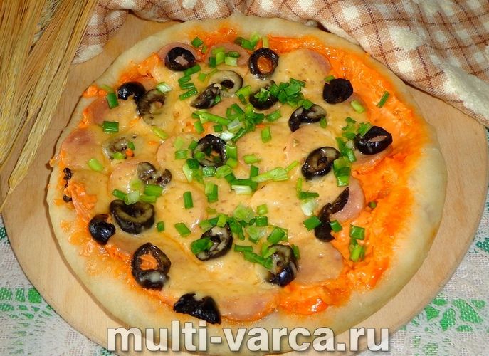 Піца дріжджова в мультиварці
