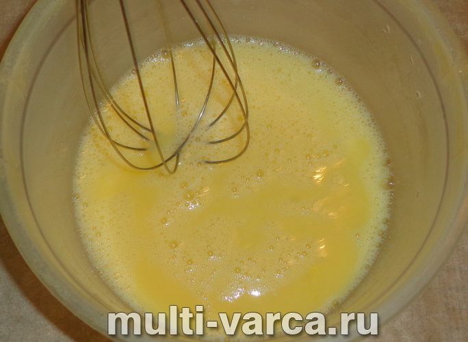 Пиріг із печінкою в мультиварці