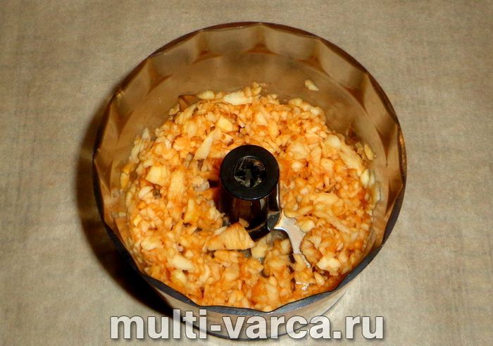 Повидло з яблук і слив у мультиварці
