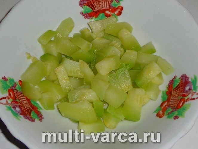 Рагу з кабачків і баклажанів у мультиварці