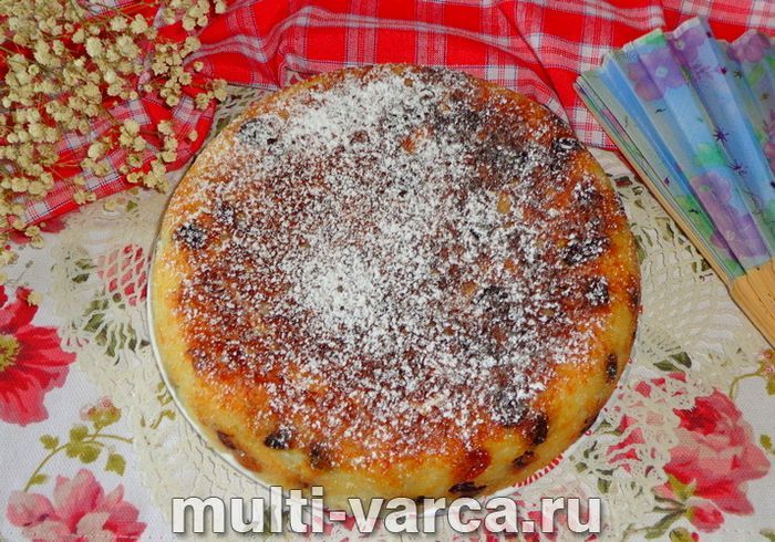 Рисова запіканка з кисломолочним сиром у мультиварці