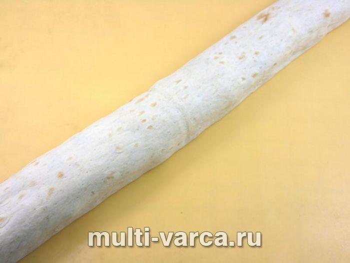 Рулети з лаваша з картопляним пюре і оселедцем