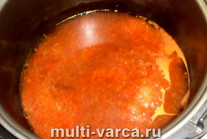 Салат із кабачків на зиму в мультиварці