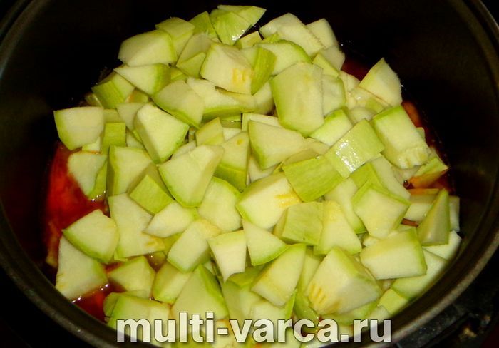 Салат із кабачків на зиму в мультиварці
