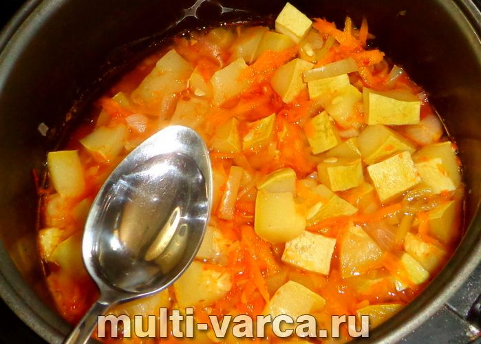 Салат із кабачків на зиму в мультиварці