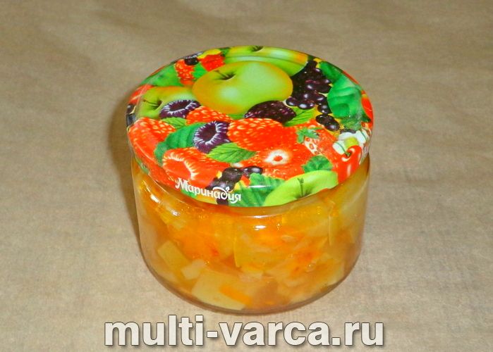 Салат із кабачків на зиму в мультиварці