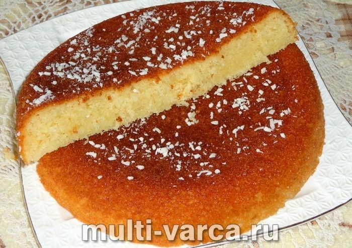 Сирний бісквіт у мультиварці