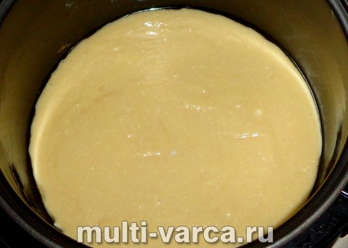 Сирний бісквіт у мультиварці
