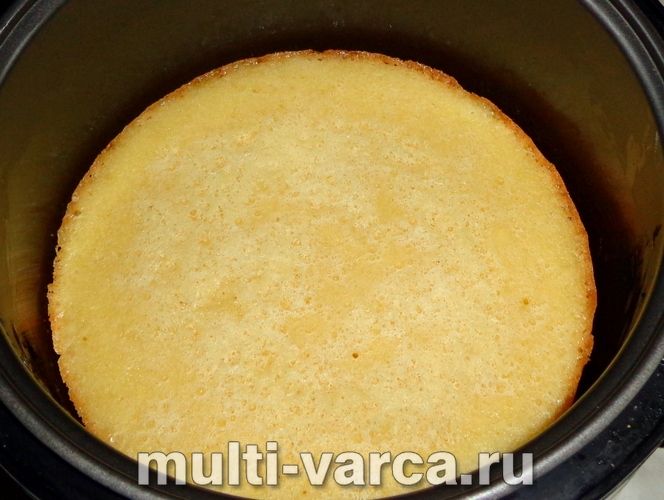 Сирний бісквіт у мультиварці