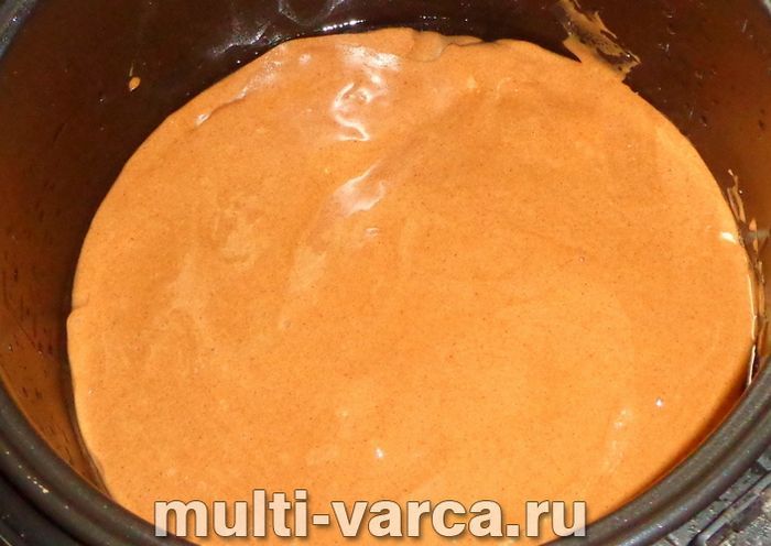 Сирно-шоколадний пиріг у мультиварці