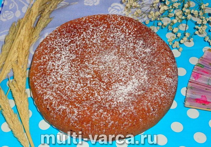Сирно-шоколадний пиріг у мультиварці