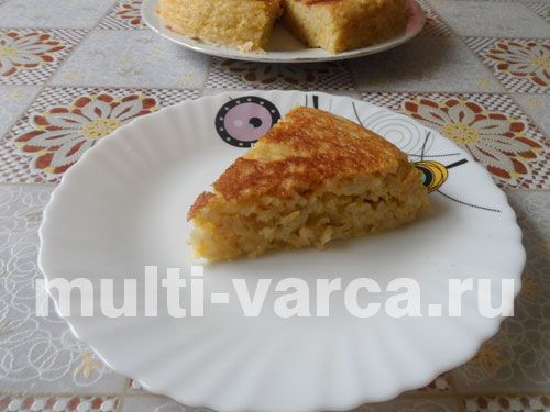 Смачна рисова запіканка з гарбузом