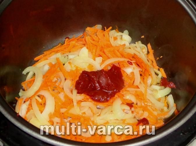 Солянка з куркою в мультиварці