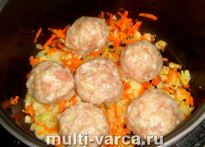 Суп із тефтелями в мультиварці